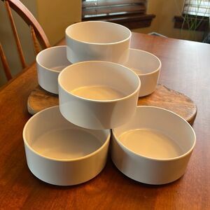 Heller 6 Piece White Bowl Set